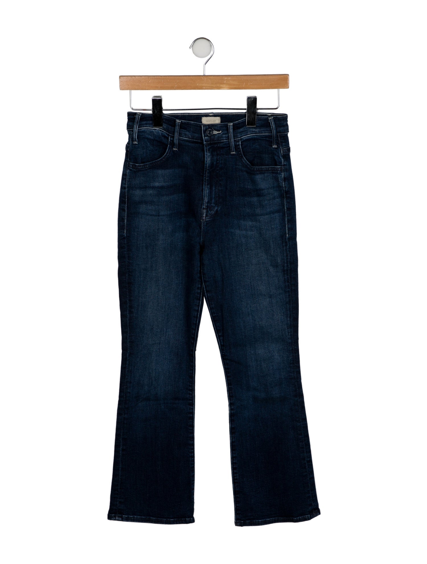 Mother Mid-Rise Straight Leg Jeans